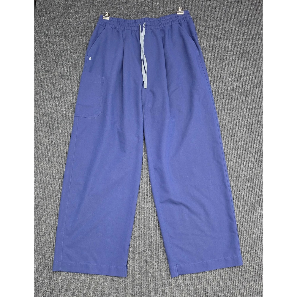 FIGS Technical Collection Royal Blue Wide Leg Scrub Pants XXL Tall 1002026T